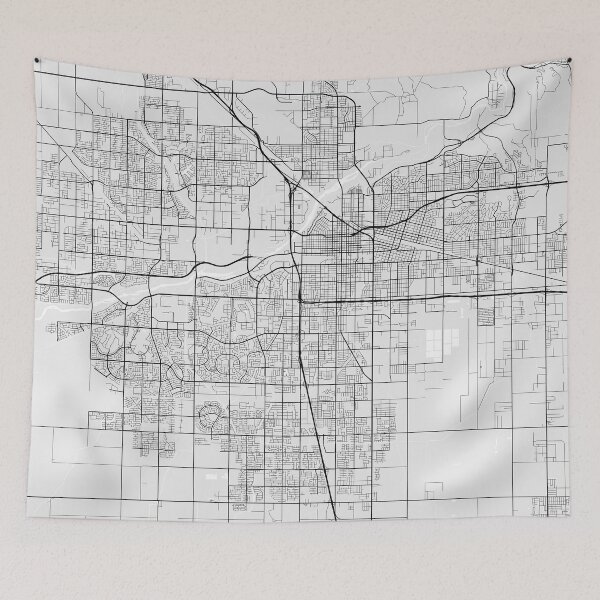 Item preview, Bakersfield City Map of California, USA - Light designed and sold by deMAP.