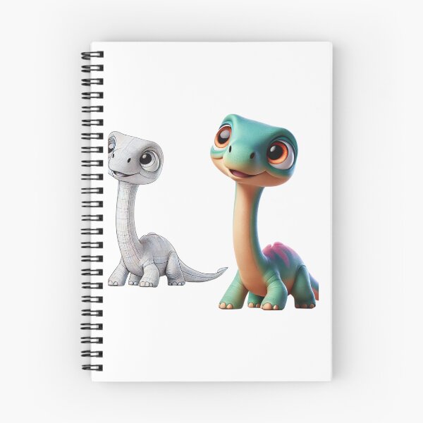 Item preview, Cute Brachiosaurus Dinosaur Duo designed and sold by Sillytoe.