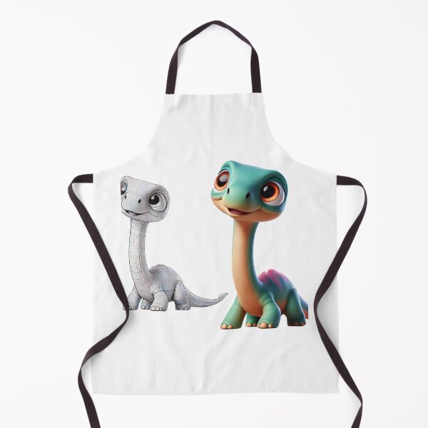 Item preview, Cute Brachiosaurus Dinosaur Duo designed and sold by Sillytoe.