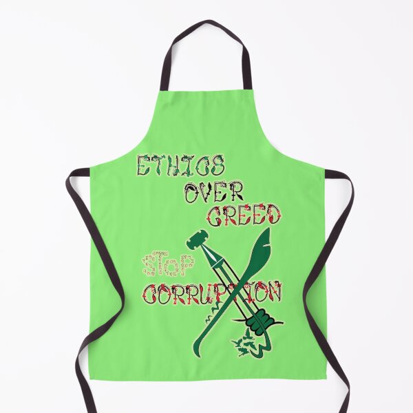 Item preview, Ethics over greed, stop corruption 11 designed and sold by LiaraKalilaMira.