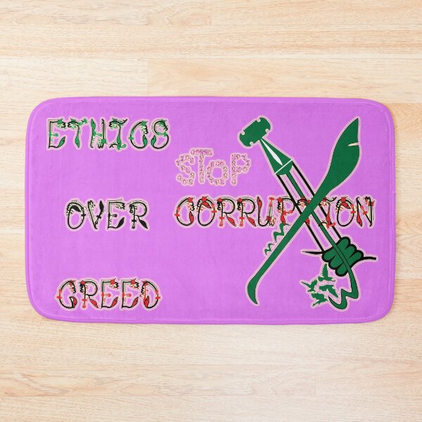 Item preview, Ethics over greed, stop corruption 12 designed and sold by LiaraKalilaMira.