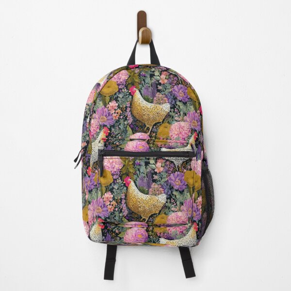 Item preview, Whimsical Farmyard Chickens in Bloom designed and sold by joannejgg.
