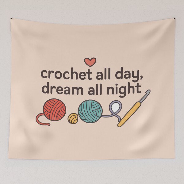 Item preview, Life’s Better With a Ball of Yarn – Cute Crochet & Knitting Quote Design designed and sold by MarJul.