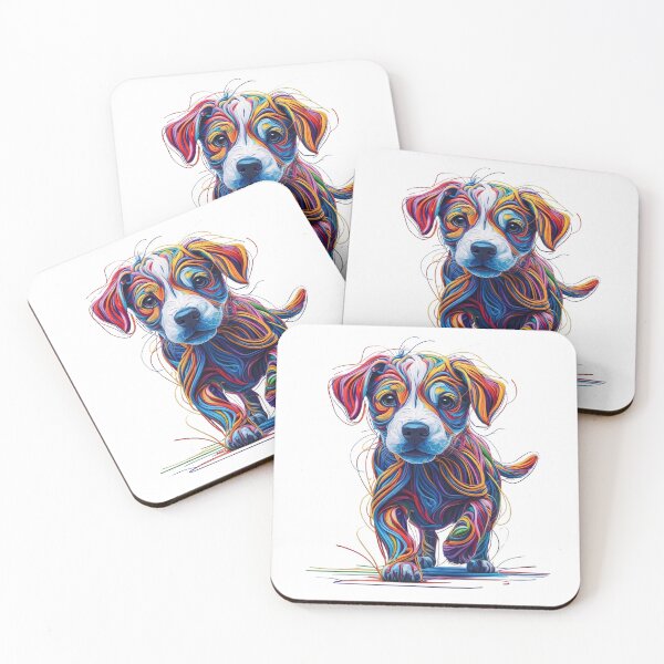 Item preview, Adorable puppy using 'line art' designed and sold by PieKiss.