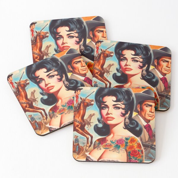 Item preview, Retro Tattoo Woman designed and sold by PulpVintage.