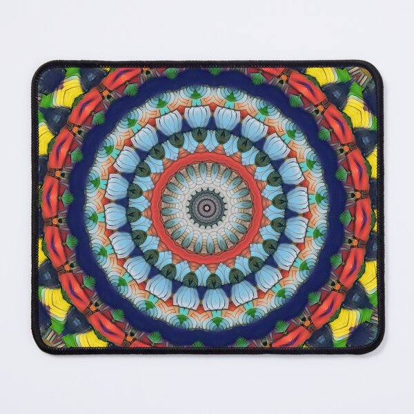 Item preview, colourful mandala designed and sold by The Hand That Listens.