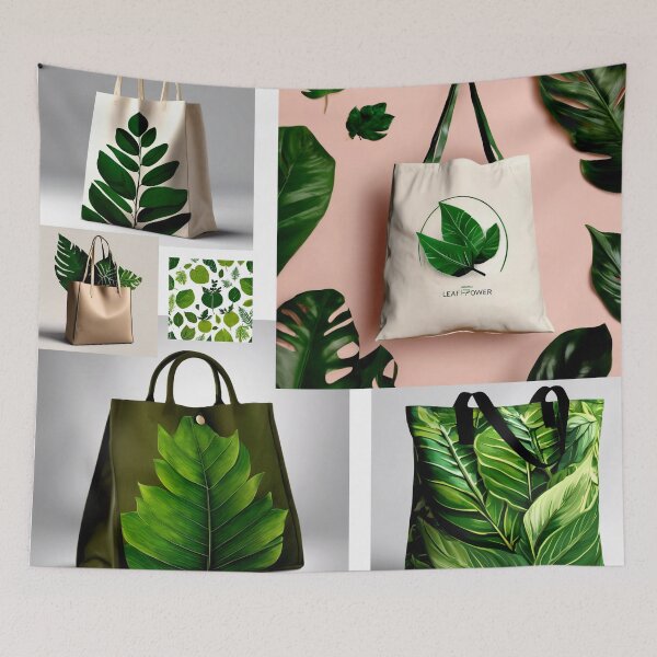 Item preview, Leaf of Power on Your Bag designed and sold by Zofia Sosnecka.