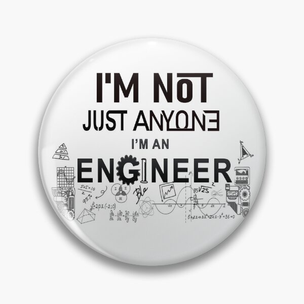 Item preview, Not Just Anyone – Engineer Mindset Quote Design designed and sold by ArtVibeDesign.