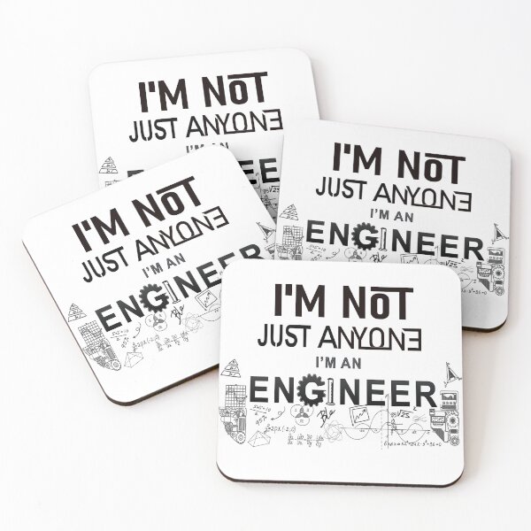 Item preview, Not Just Anyone – Engineer Mindset Quote Design designed and sold by ArtVibeDesign.