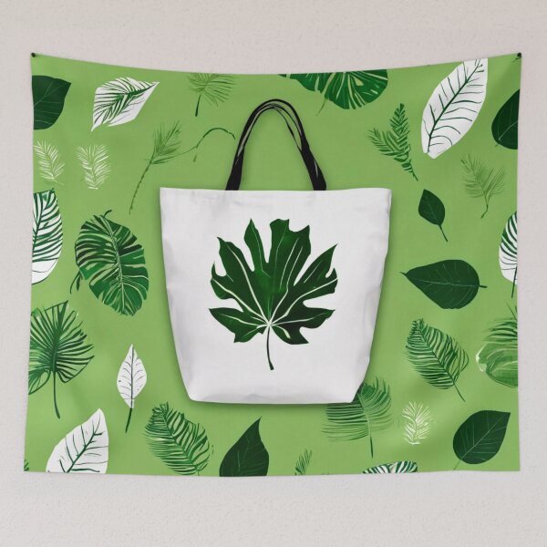 Item preview, Leaf of Power on Your Bag designed and sold by Zofia Sosnecka.