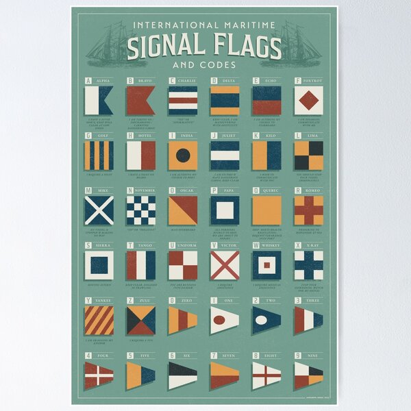 Item preview, Maritime Signal Flags and Codes designed and sold by adorabowldesign.