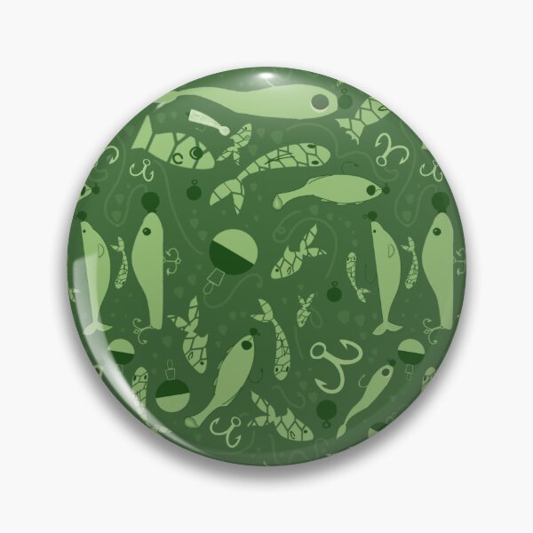 Item preview, Fly Fishing Print in Green designed and sold by DayDesigns2025.