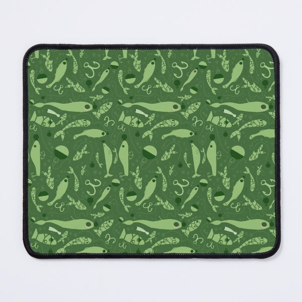 Item preview, Fly Fishing Print in Green designed and sold by DayDesigns2025.
