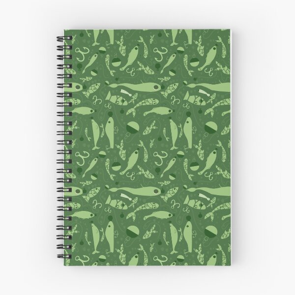 Item preview, Fly Fishing Print in Green designed and sold by DayDesigns2025.