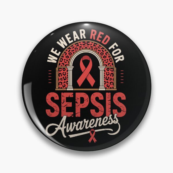 Item preview, In September We Wear Red for Sepsis Awareness designed and sold by ConceptualVibes.