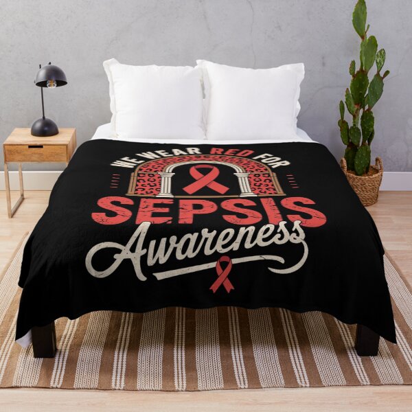 Item preview, In September We Wear Red for Sepsis Awareness designed and sold by ConceptualVibes.