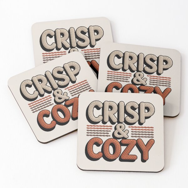 Item preview, Crisp & Cozy - Bold Autumn Typography Design designed and sold by Jollys-ArtShop.