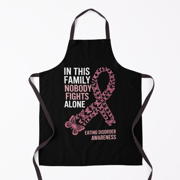 Item preview, In This Family Nobody Fights Alone Eating Disorder designed and sold by ConceptualVibes.