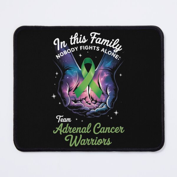 Item preview, In This Family Nobody Fights Alone Team Adrenal Cancer designed and sold by ConceptualVibes.