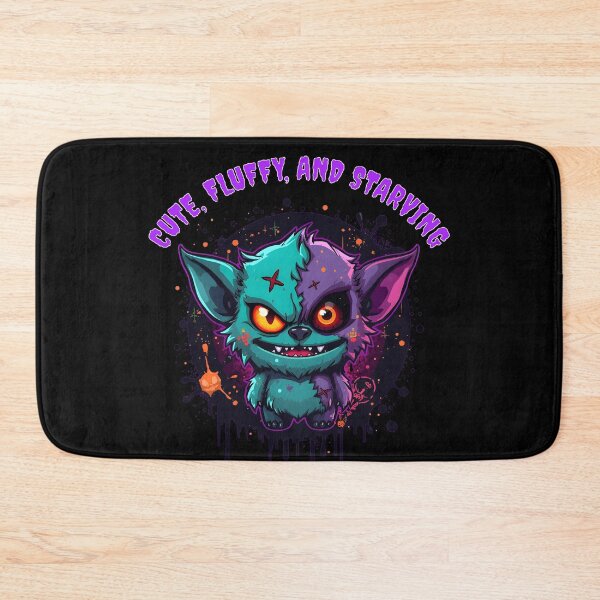 Item preview, Cute, Fluffy, and Starving | Creepy-Cute Monster Art designed and sold by DamianRoy88.