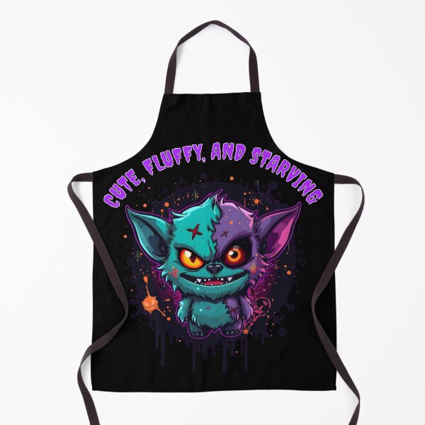 Item preview, Cute, Fluffy, and Starving | Creepy-Cute Monster Art designed and sold by DamianRoy88.
