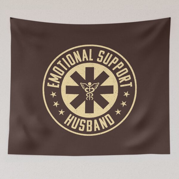 Item preview, Emotional Support Husband by Tobe Fonseca designed and sold by Tobe Fonseca®.