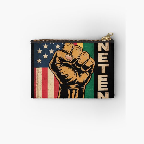 Item preview, Juneteenth Black Power Fist Pan African Pride American Flag designed and sold by ConceptualVibes.