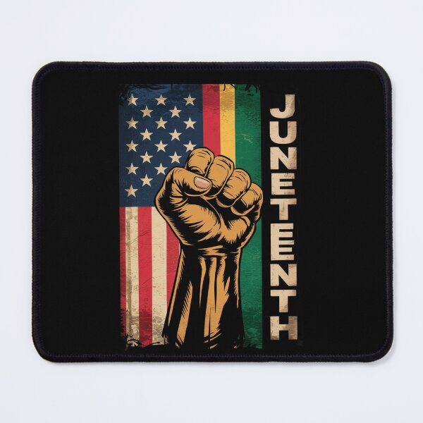 Item preview, Juneteenth Black Power Fist Pan African Pride American Flag designed and sold by ConceptualVibes.