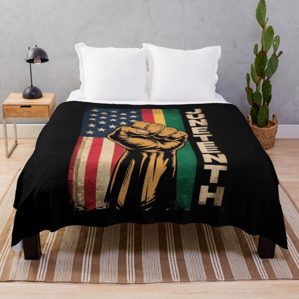 Item preview, Juneteenth Black Power Fist Pan African Pride American Flag designed and sold by ConceptualVibes.