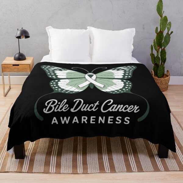 Item preview, Kelly Green Butterfly Ribbon Bile Duct Cancer Awareness Day designed and sold by ConceptualVibes.