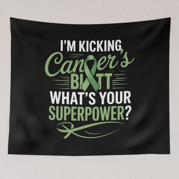 Item preview, Kicking Cancers Butt Superpower Bile Duct Cancer Awareness designed and sold by ConceptualVibes.