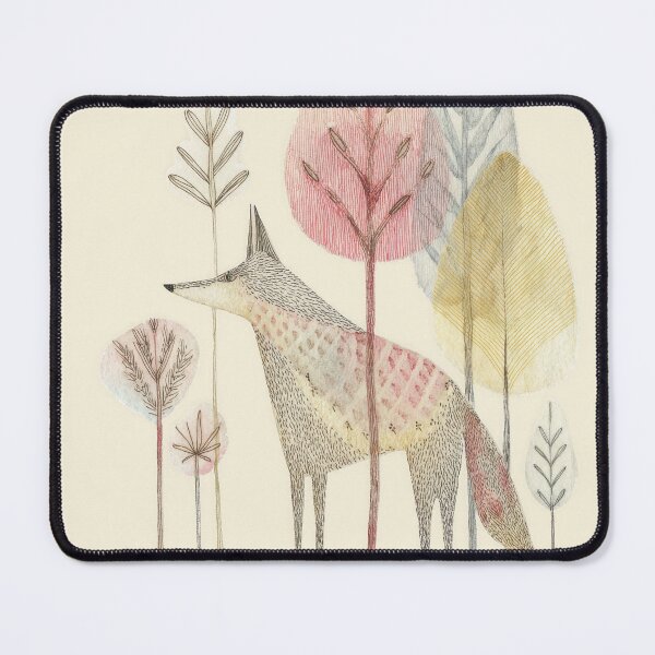 Item preview, Whimsical Fox in Watercolor Forest – Minimalist Woodland Illustration designed and sold by dawnleblanc55.