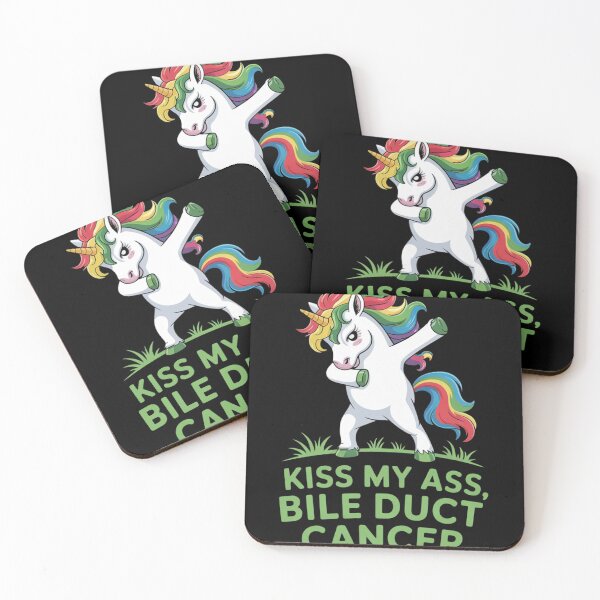 Item preview, Kiss My Ass Bile Duct Cancer Have a Nice Day Unicorn designed and sold by ConceptualVibes.