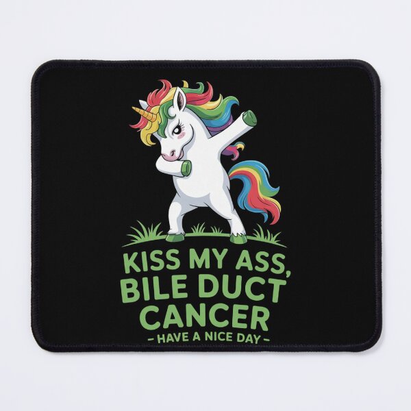 Item preview, Kiss My Ass Bile Duct Cancer Have a Nice Day Unicorn designed and sold by ConceptualVibes.