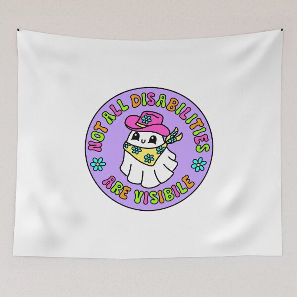 Item preview, Not All Disabilities Are Visible Ghost designed and sold by MycoMindsMedia.