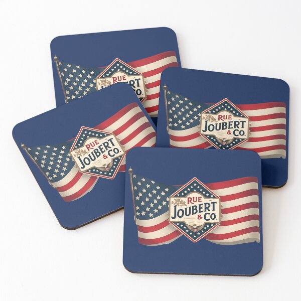 Item preview, American Flag with Rue Joubert Logo designed and sold by Rue Market.