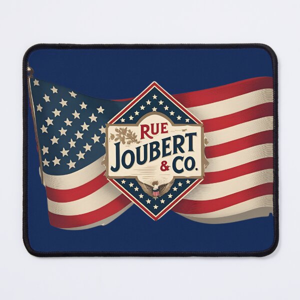 Item preview, American Flag with Rue Joubert Logo designed and sold by Rue Design Company.