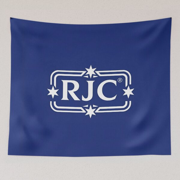 Item preview, Blue RLC Emblem with Star Motifs designed and sold by Rue Market.