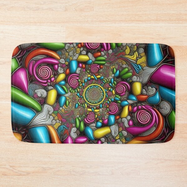 Item preview, Colorful Irregular Jelly 3D Shapes Shifting Scales designed and sold by Digital-Davinci.