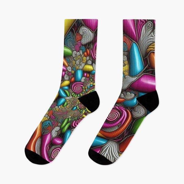 Item preview, Colorful Irregular Jelly 3D Shapes Shifting Scales designed and sold by Digital-Davinci.