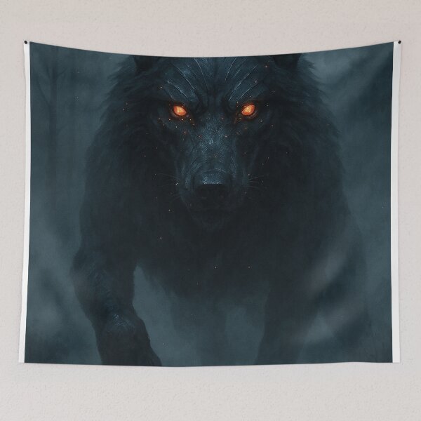 Item preview, Iron Wolf in the Mist designed and sold by Lolili69.