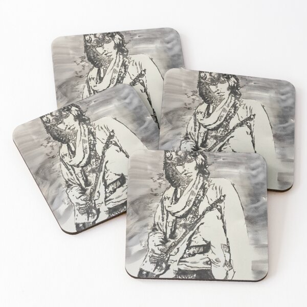 Item preview, Keith Richards, dear Keef, a black and white ink drawing designed and sold by Art by Fruitcake.