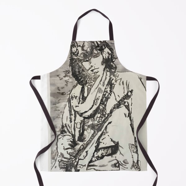 Item preview, Keith Richards, dear Keef, a black and white ink drawing designed and sold by Art by Fruitcake.