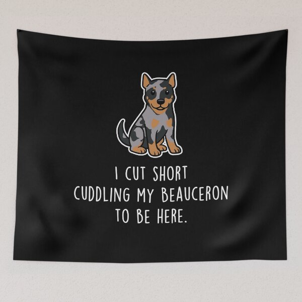 Item preview, Harlequin Beauceron Cropped Dog Cut Short designed and sold by Clara Hollins.