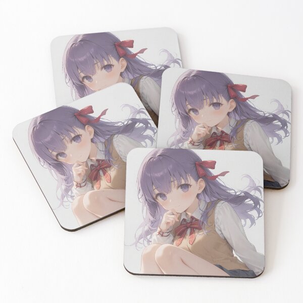 Item preview, Sakura Matou Fate Stay Night Anime Girl School Uniform Kawaii designed and sold by SubtextandSass.