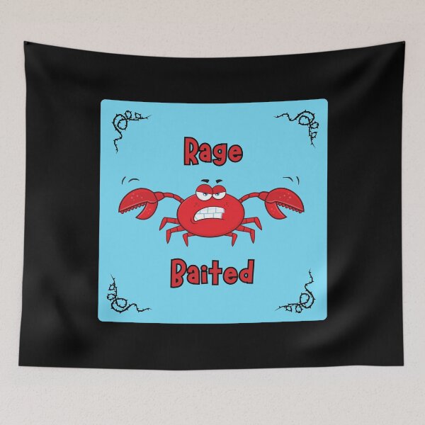 Item preview, Rage Baited Angry Crab designed and sold by WillandWent.