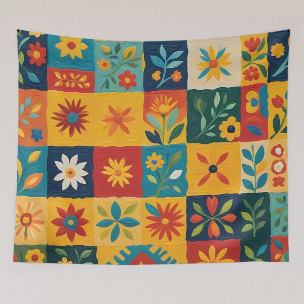 Item preview, Quilts Pattren Hspanic Cultur Theme - Hispanic Theme Quilts Lovers designed and sold by Wiss2Arts.