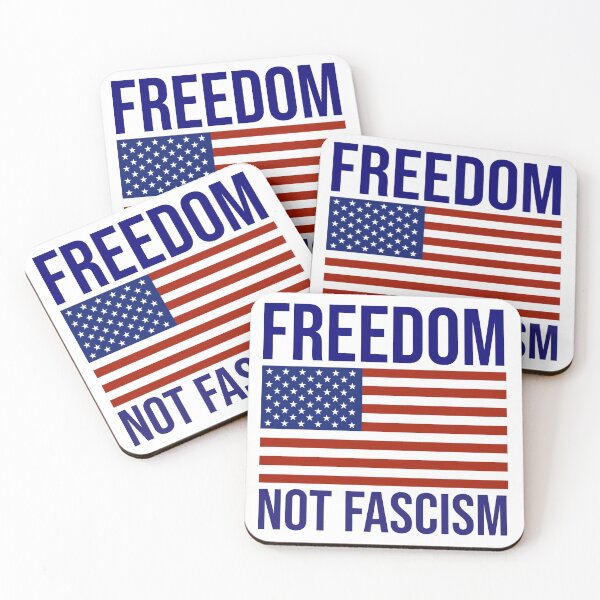 Item preview, Freedom not fascism  designed and sold by Rachel the Artist .