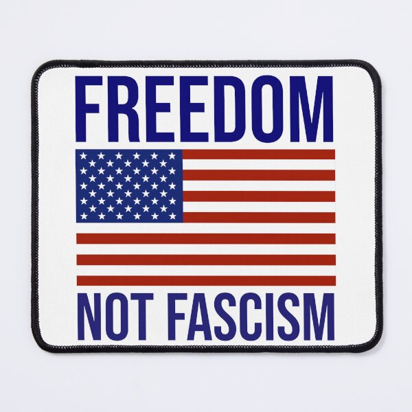 Item preview, Freedom not fascism designed and sold by Rachel the Artist .