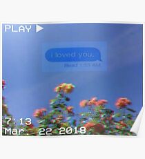 I loved you LANY Poster